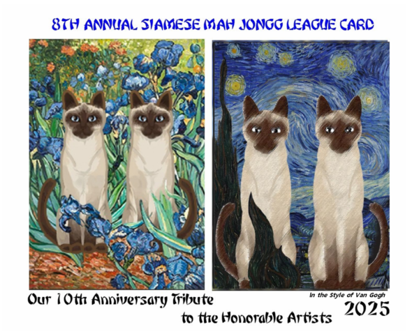 8TH ANNUAL 2025 SIAMESE CARDS