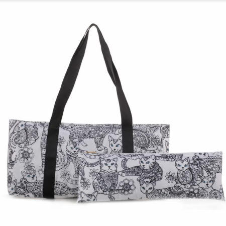 Siamese Mah Jongg Carrying Case with Zippered Tile Case
