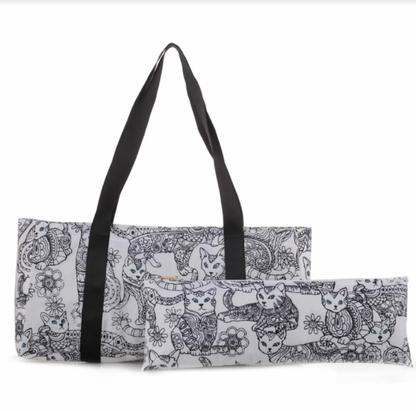 Siamese Mah Jongg Carrying Case with Zippered Tile Case